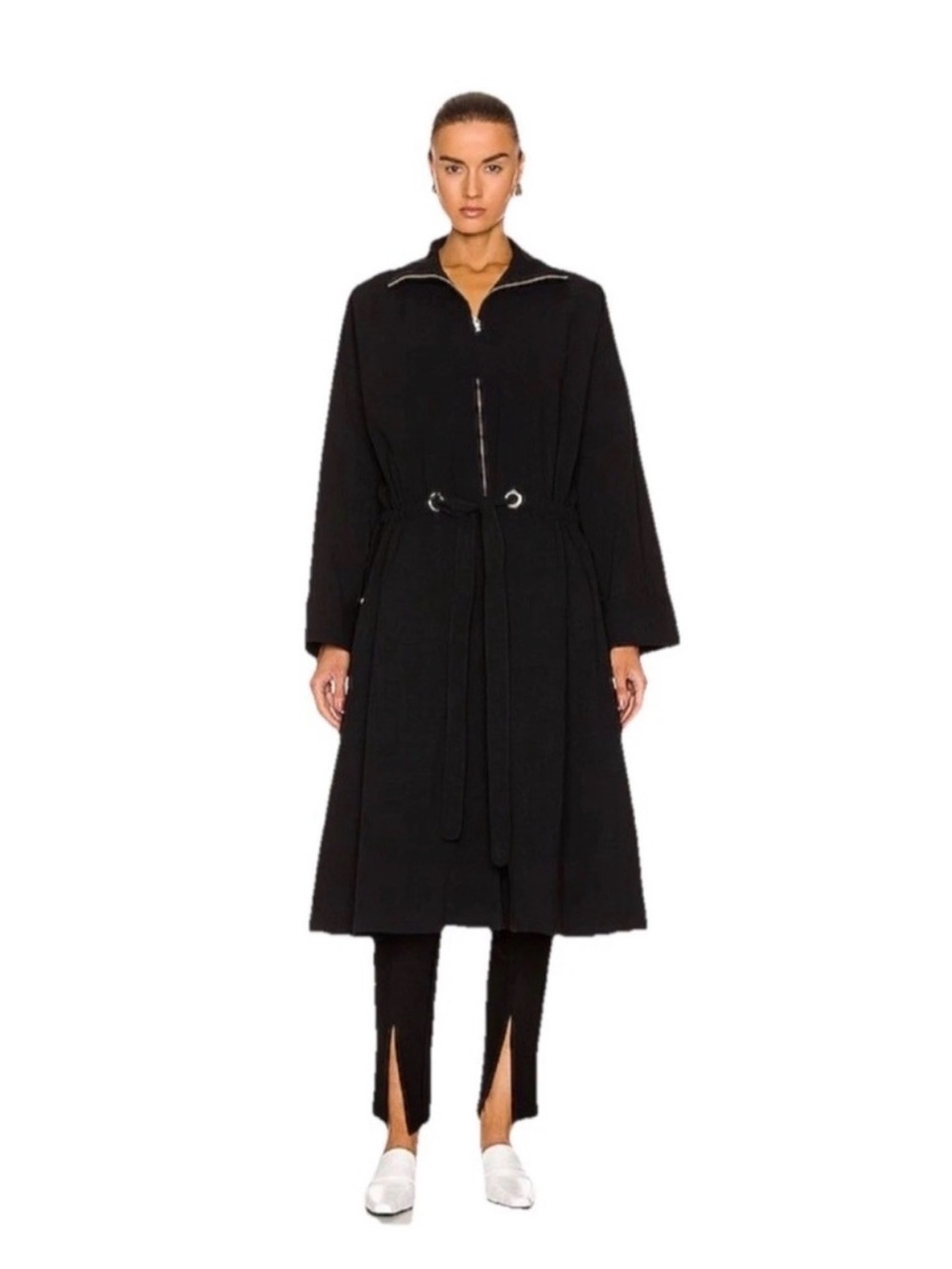 NEW NWOT TOTEME Jacket Paper Cotton Drawstring Coat